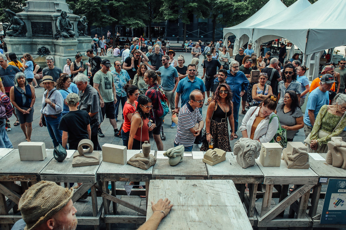 Le Festival canadien de la taille de pierre de retour à Montréal pour une deuxième année !